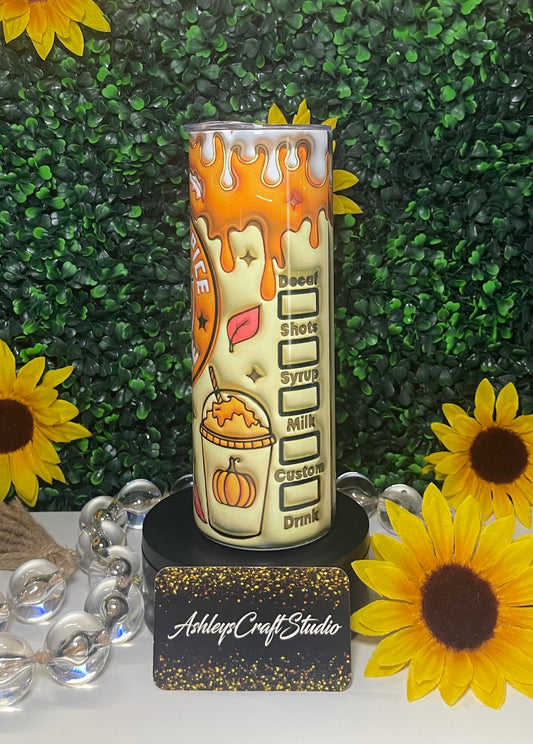 Pumpkin Spice 20 oz Tumbler